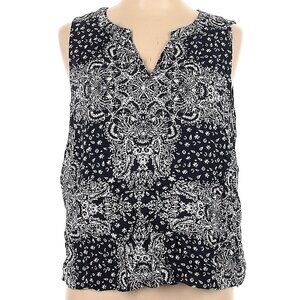 Knox Rose Sleeveless Tunic Style Blouse Size L